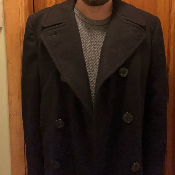 Vintage black peacoat - Picture 2 of 6